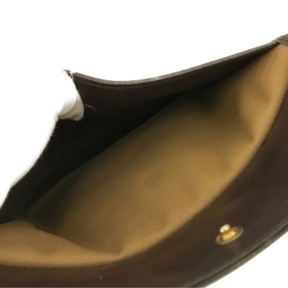 Authentic Burberrys Check Beige Nylon Poach Clutch Bag - Picture 8 of 11